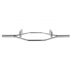 UnixFit PRO TrapBar 140 см / 50 мм Chrome из каталога грифов для штанги с параллельным хватом  в Волгограде по цене 22890 ₽