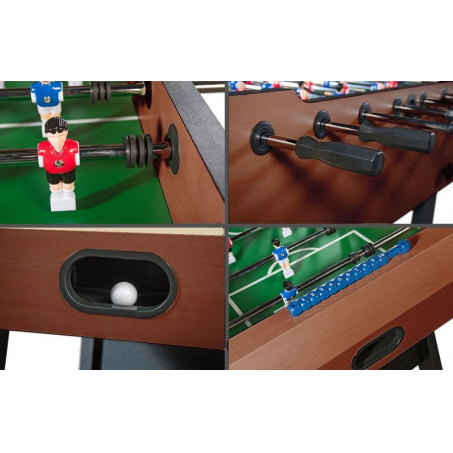 Рендер-1 для Weekend Billiard складной ’’Maccabi’’ (140x75x89, махагон)