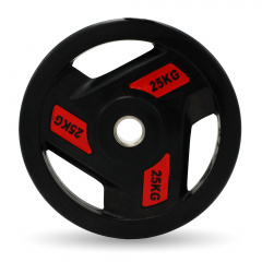 UnixFit PRO 25 кг, 51 мм DG25RUBPRD из каталога дисков для штанги с посадочным диаметром 50 мм. в Волгограде по цене 12890 ₽