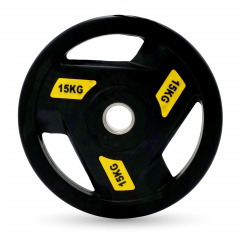 UnixFit PRO 15 кг, 51 мм DG15RUBPYL из каталога дисков для штанги с посадочным диаметром 50 мм. в Волгограде по цене 6891 ₽