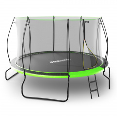 Батут с защитной сеткой Unix Line 12 ft UFO Green в Волгограде по цене 36490 ₽