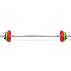 Bronze Gym Бодипамп (гриф, весовые диски 2X1,25КГ, 2X2, 5КГ, 2X5КГ, ПАРА ЗАМКОВ) из каталога штанг в Волгограде по цене 10700 ₽