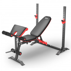 Скамья для жима со стойками UnixFit BENCH 130DD в Волгограде по цене 26890 ₽