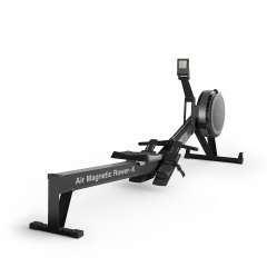 UnixFit Air Magnetic Rower-X Black из каталога гребных тренажеров в Волгограде по цене 84890 ₽