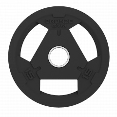 Bronze Gym 25 кг BGPLR250 из каталога дисков для штанги с посадочным диаметром 50 мм. в Волгограде по цене 9990 ₽