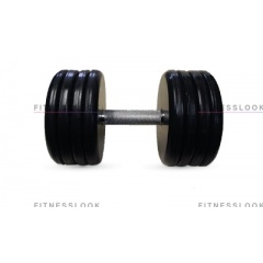 MB Barbell классик - 41 кг из каталога обрезиненных гантелей в Волгограде по цене 8097 ₽