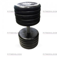 MB Barbell классик - 56 кг из каталога обрезиненных гантелей в Волгограде по цене 13992 ₽