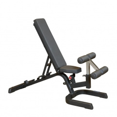 Body Solid GFID71B черная универсальная регулируемая из каталога силовых скамей в Волгограде по цене 58990 ₽