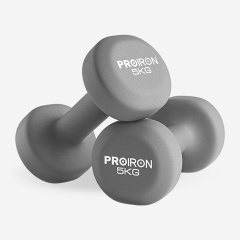 Proiron 2шт по 5кг из каталога неопреновых  гантелей в Волгограде по цене 3040 ₽