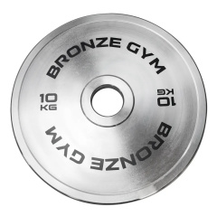 Bronze Gym 10 кг BGPLST100 из каталога дисков для штанги с посадочным диаметром 50 мм. в Волгограде по цене 9590 ₽