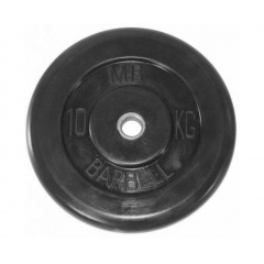 MB Barbell 10 кг металлическая втулка из каталога дисков для штанги с посадочным диаметром 30 мм.  в Волгограде по цене 4450 ₽