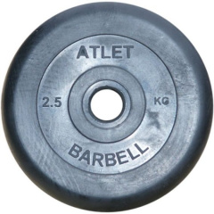 MB Barbell ATLET 2.5 кг из каталога дисков для штанги с посадочным диаметром 26 мм.  в Волгограде по цене 1280 ₽