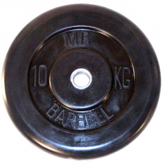 MB Barbell 10 кг металлическая втулка из каталога дисков для штанги с посадочным диаметром 26 мм.  в Волгограде по цене 4450 ₽