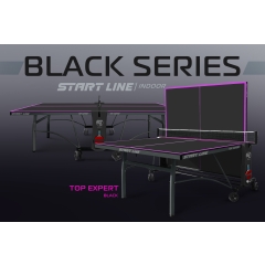 Start Line Top Expert Black из каталога теннисных столов в Волгограде по цене 55490 ₽