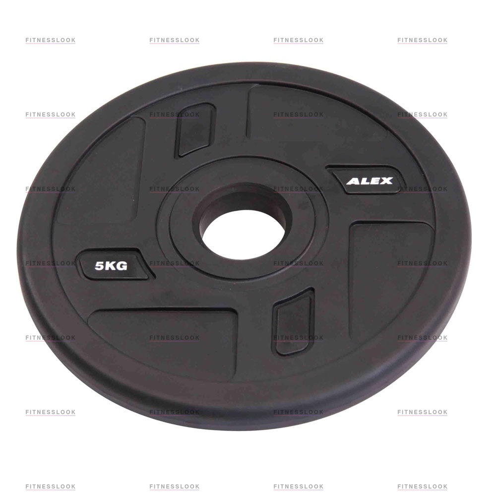 Alex полиуретановый 50 мм - 5  кг в Волгограде по цене 3933 ₽ в категории диски (блины) для штанг и гантелей Aerofit