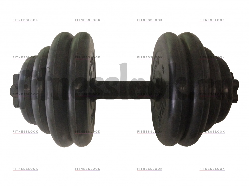 MB Barbell Atlet разборная - 29 кг из каталога обрезиненных гантелей в Волгограде по цене 8370 ₽