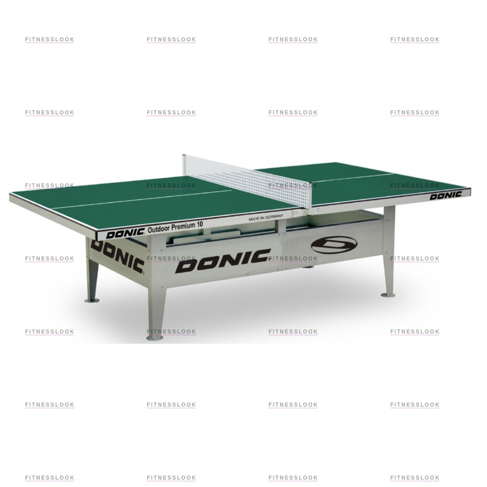 Donic Outdoor Premium 10 зеленый из каталога антивандальных теннисных столов в Волгограде по цене 229990 ₽