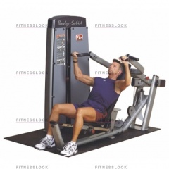 Body Solid ProDual DPRS-SF - жим от груди / жим от плеч из каталога грузоблочных тренажеров в Волгограде по цене 421990 ₽