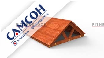 Самсон Крыша деревянная из каталога аксессуаров к игровым комплексам в Волгограде по цене 8600 ₽