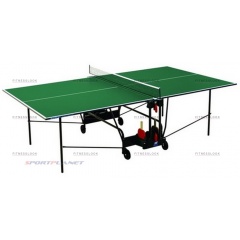 Hobby Indoor - зеленый в Волгограде по цене 19810 ₽ в категории теннисные столы Sunflex