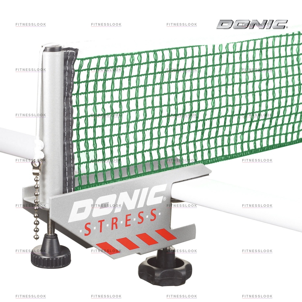 Donic Stress - серый/зеленый из каталога сеток для настольного тенниса в Волгограде по цене 8990 ₽