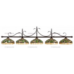 Weekend Лампа на пять плафонов Sonoma из каталога ламп/светильников витражных в Волгограде по цене 80935 ₽