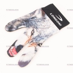 Weekend Перчатка бильярдная Longoni Fancy Wolf из каталога перчаток для игры в бильярд в Волгограде по цене 1083 ₽