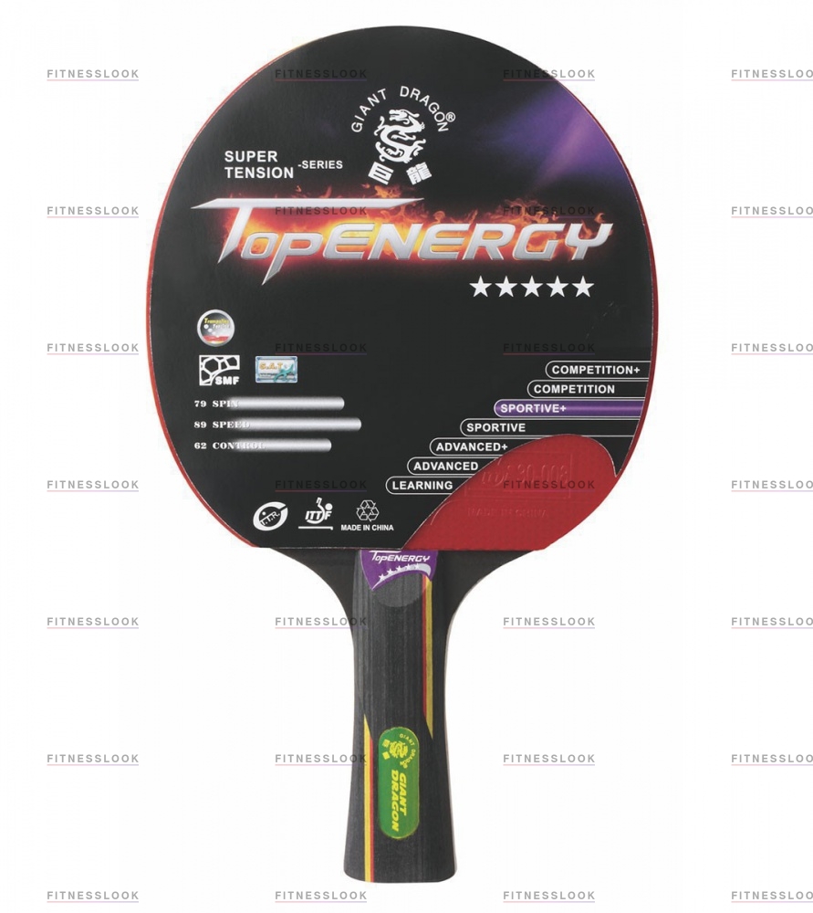TopEnergy в Волгограде по цене 790 ₽ в категории ракетки для настольного тенниса Giant Dragon