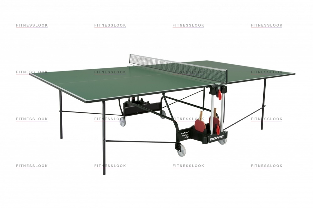Donic Indoor Roller 400 - зеленый из каталога теннисных столов для помещений в Волгограде по цене 39990 ₽