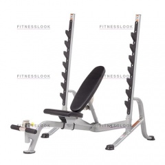 Hoist HF-5170 7 Position FID Bench - со стойками из каталога скамей со стойкой в Волгограде по цене 168730 ₽