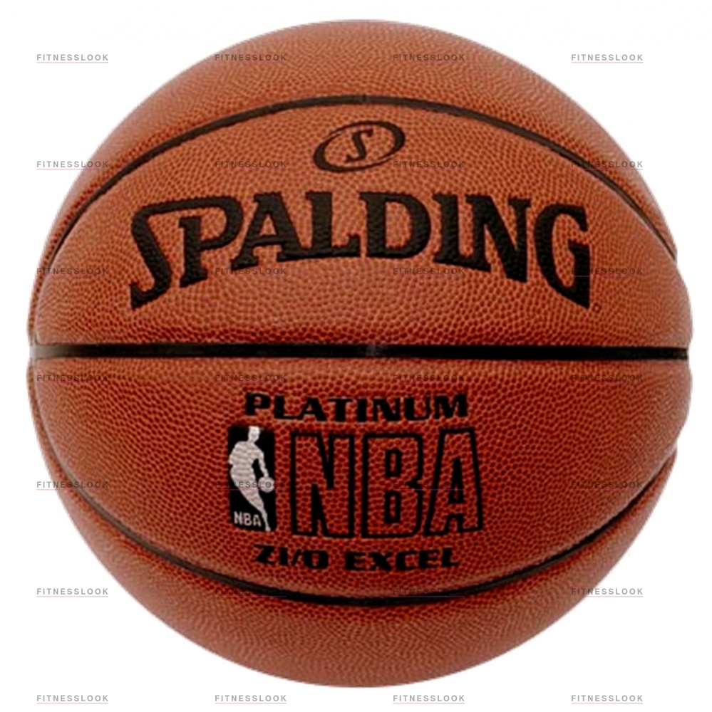Spalding NBA Platinum Excel 74-065 из каталога баскетбольных мячей в Волгограде по цене 3759 ₽
