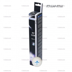 Donic 2T-CLUB - 6шт. - белые из каталога мячей для настольного тенниса в Волгограде по цене 450 ₽