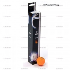 Donic T-One - 6шт. - оранжевые из каталога мячей для настольного тенниса в Волгограде по цене 600 ₽