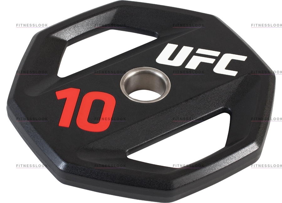 UFC олимпийский 10 кг 50 мм из каталога дисков для штанги с посадочным диаметром 50 мм. в Волгограде по цене 14390 ₽