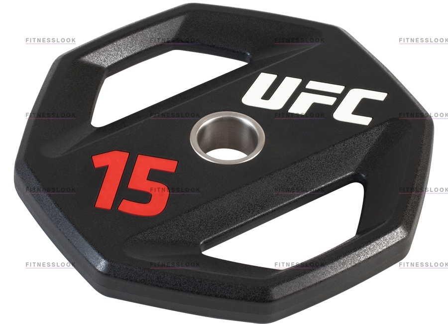 UFC олимпийский 15 кг 50 мм из каталога дисков для штанги с посадочным диаметром 50 мм. в Волгограде по цене 15030 ₽