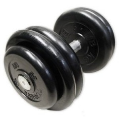 MB Barbell Tight Set 13.5 кг из каталога обрезиненных гантелей в Волгограде по цене 5274 ₽