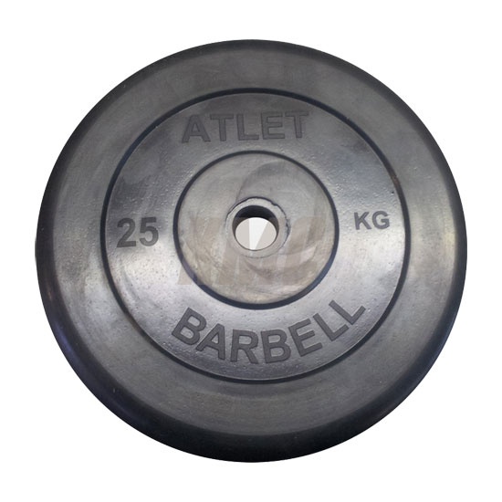 MB Barbell Atlet 50 мм - 25 кг из каталога дисков для штанги с посадочным диаметром 50 мм. в Волгограде по цене 7325 ₽