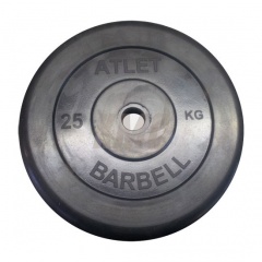 MB Barbell Atlet 51 мм - 25 кг из каталога тренажеров на свободных весах в Волгограде по цене 8630 ₽