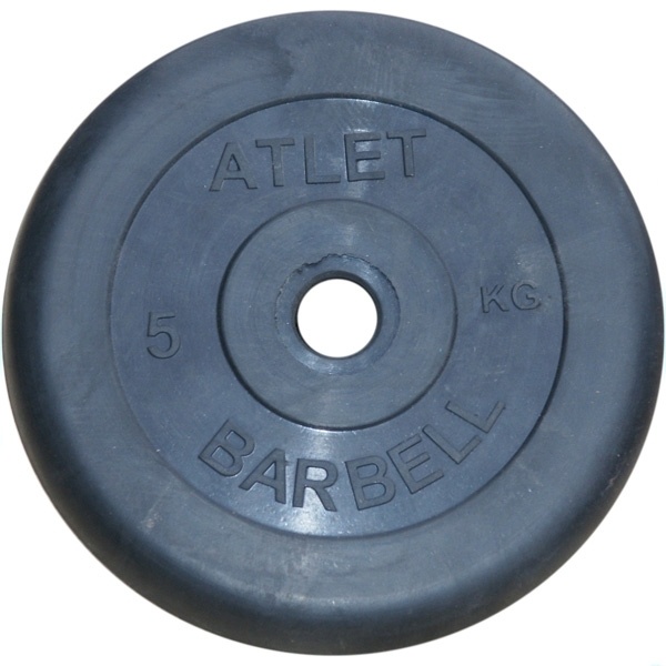 MB Barbell Atlet 50 мм - 5 кг из каталога дисков для штанги с посадочным диаметром 50 мм. в Волгограде по цене 1620 ₽