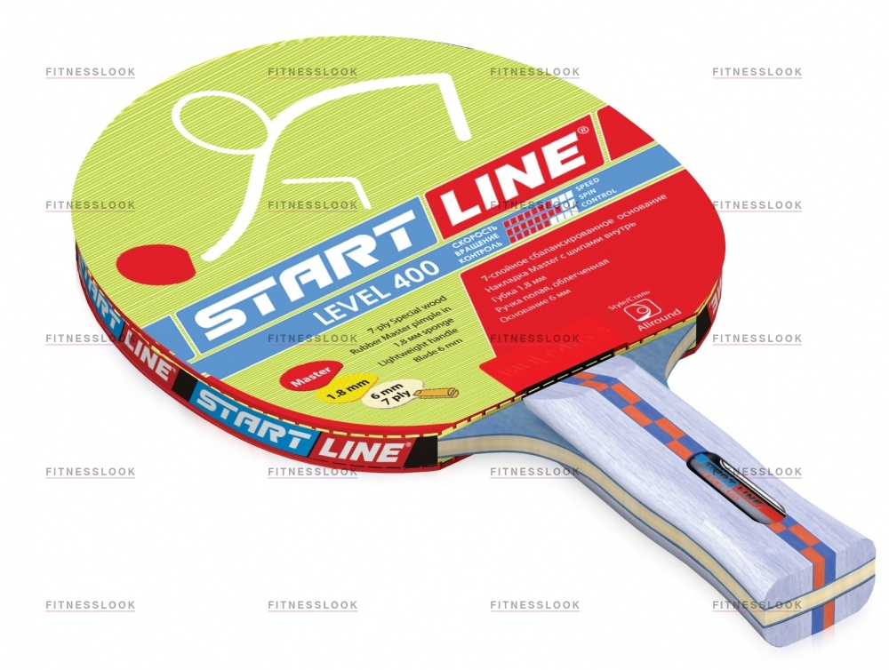 Level 400 анатомическая в Волгограде по цене 790 ₽ в категории ракетки для настольного тенниса Start Line
