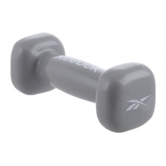 REEBOK виниловая 1 кг. RAWT-11051GR из каталога гантелей для фитнеса в Волгограде по цене 858 ₽