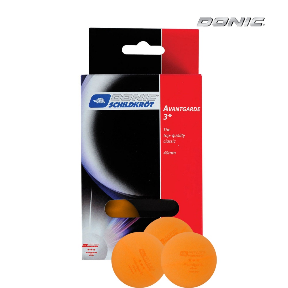 Avantgarde (6 шт.) - оранжевый в Волгограде по цене 590 ₽ в категории мячи для настольного тенниса Donic